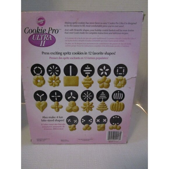Wilton Cookie Pro Ultra II Cookie Press with 17 discs New In Box - Picture 5 of 8